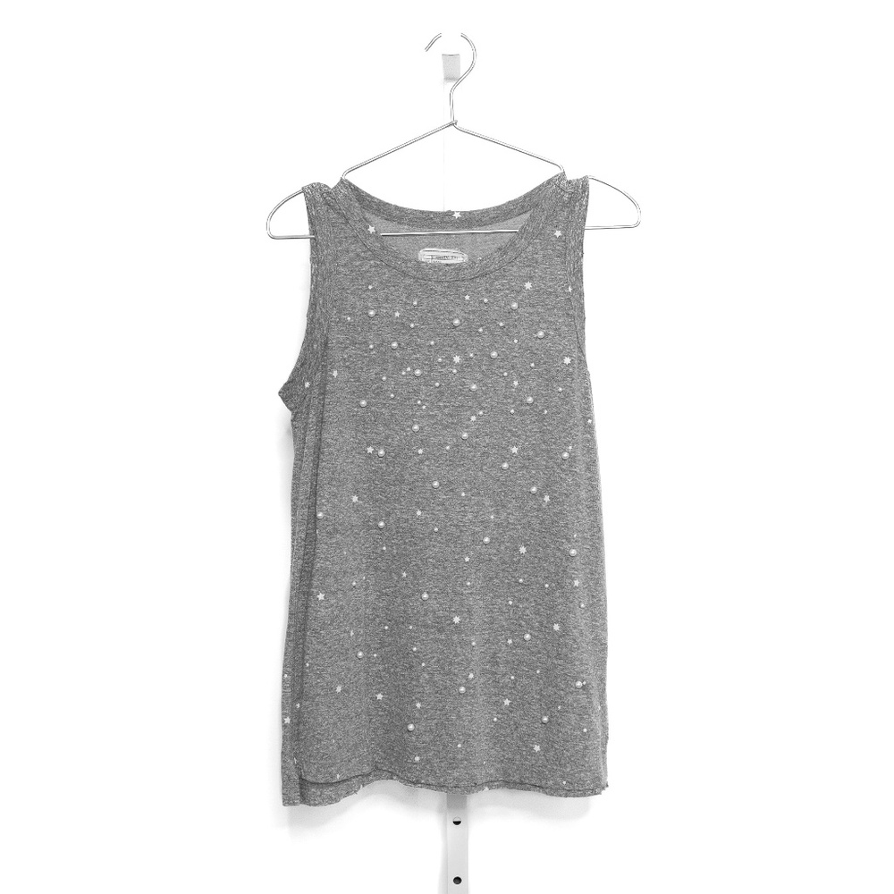 Current/Elliott Muscle Tank with Pearl Studs